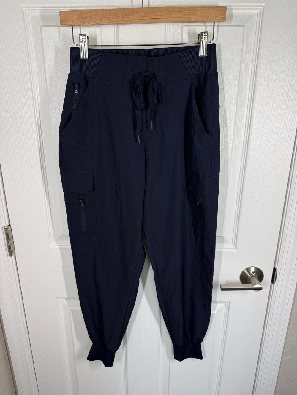 IG In Good State dark navy blue athleisure active wear joggers size small